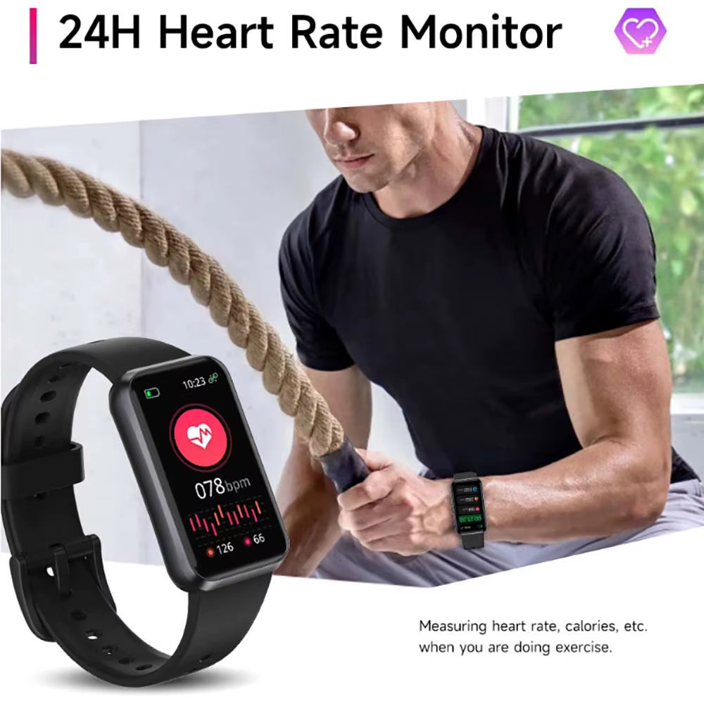 Fitness Tracker Smart Watch Heart Rate Sleep Monitor 20 Sports Modes IP68 Waterproof for Men Women Android Ios Activity Tracker